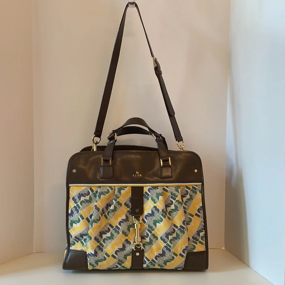 L.A.M.B. | Signature Jacquard Laptop/Briefcase Bag